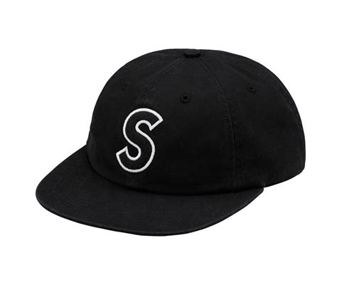 Supreme Supreme 6 Panel S Logo Black Hat Grailed