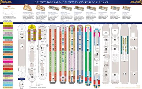 Deck Plans - Disney Dream & Disney Fantasy • The Disney Cruise Line Blog
