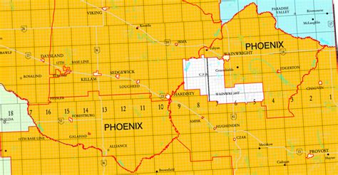 Phoenix Gas Co Op Service Area Map