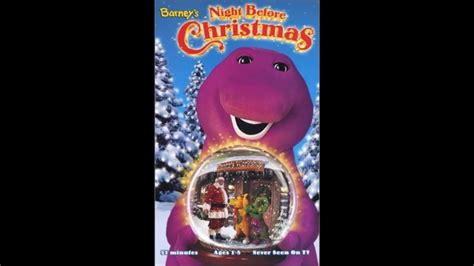 Opening Closing To Barney S Night Before Christmas Vhs Youtube
