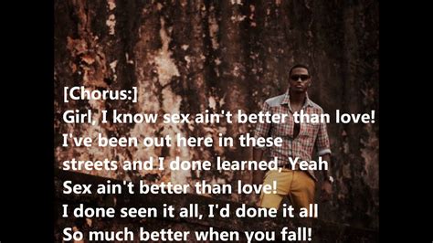Trey Songz Sex Aint Better Than Love Wdownload Link And Lyrics Youtube