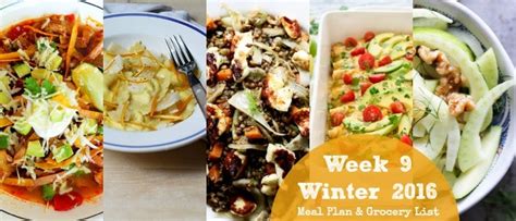Healthy Dinner Recipes Winter 2016 Week 9 Rainbow Delicious