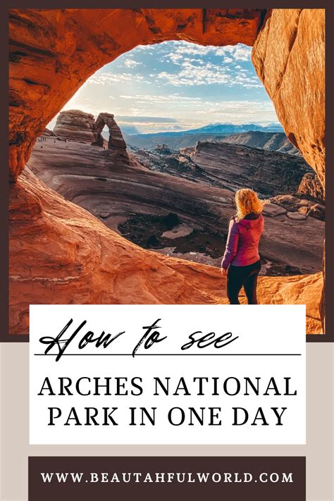 The Best One Day Itinerary For Arches National Park Our Beautahful World