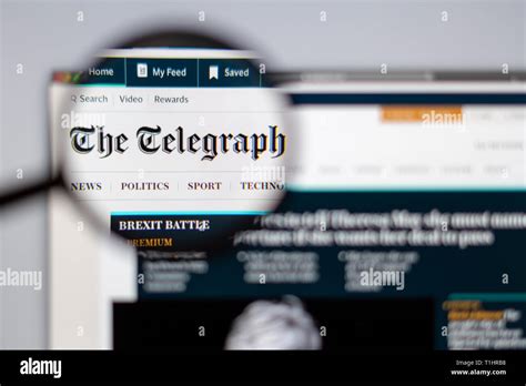 News Media The Telegraph Website Homepage The Telegraph Logo Visible