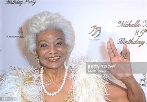 Actress Nichelle Nichols Arrives For Her 85th Birthday Celebration