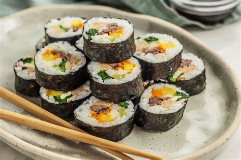 Kimbap Korean Sushi Rolls Recipe