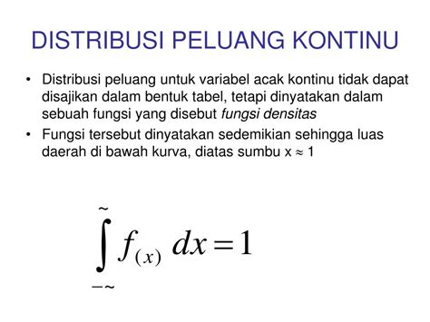 Contoh Soal Peluang Variabel Acak Kontinu