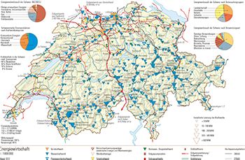 Finde illustrationen von schweiz karte. 41.1 Energiewirtschaft - SCHWEIZER WELTATLAS