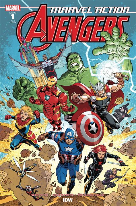 Marvel Comics Comic Poster Print Here Come The Heroes Size 24 X 36