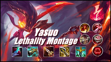 Lethality Yasuo Montage Oneshot Yasuo Build Season League Of