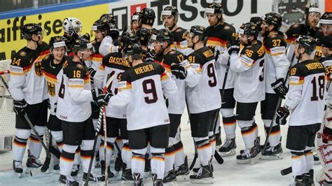 Eishockey Weltmeisterschaft Deutsches Nationalteam Trifft Im
