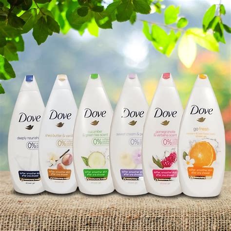 6 Pack Dove Body Wash Shower Gel Dove Body Wash Shower Skin Care