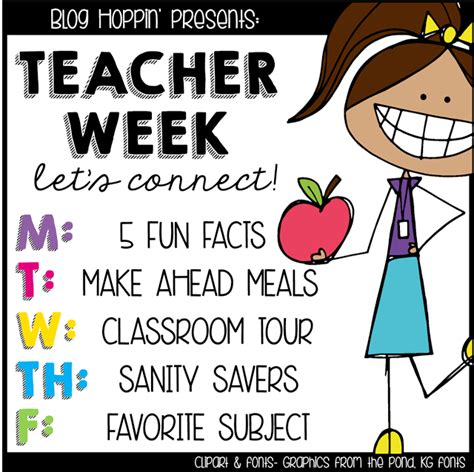 Teacher Week 5 Fun Facts