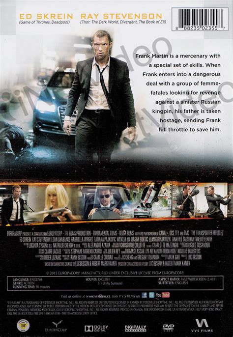 The Transporter Refueled On Dvd Movie