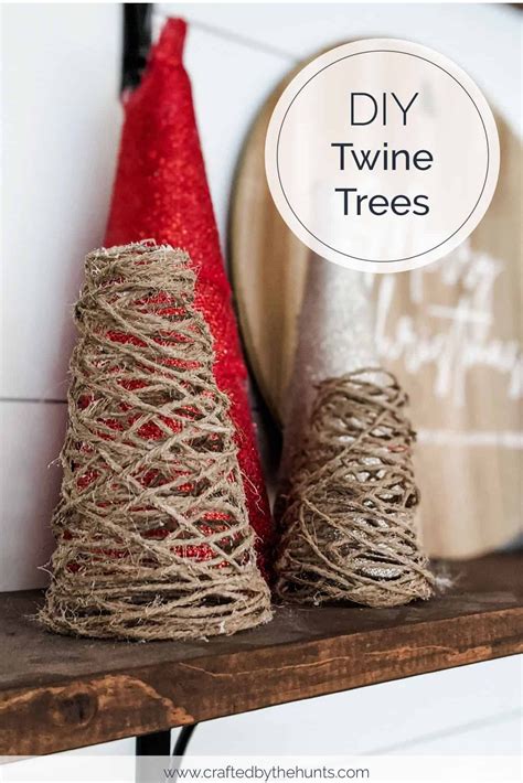 Diy Twine Trees Diy Christmas Crafts To Sell Twine Diy Twine Crafts