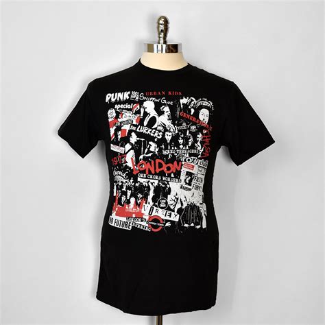 London 1977 Punk Collage T Shirt
