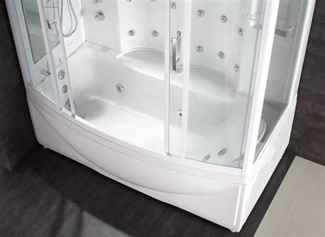 Whirlpool or hydrotherapy bathtubs are preferred for a deeper massage while air tubs provide a more gentle massage sensation. Aston Steam Shower & Whirlpool Bath Combo ZAA210 L/R ...