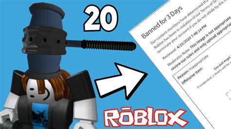 20 Stupid Ways To Get Banned On Roblox Youtube