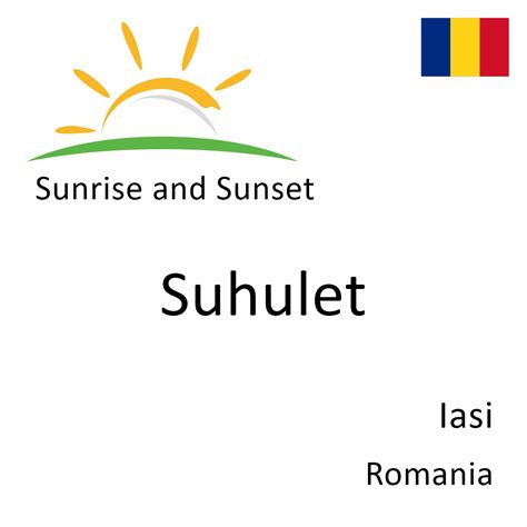 Sunrise And Sunset Times In Suhulet Iasi Romania
