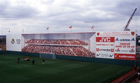 Tbt The Mural Construction Of The New Highbury North Bank Back In