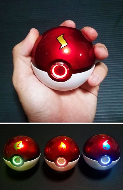 Realistic Light Up Pokeballs Pokemon Realistic Pokemon Ball Pokemon