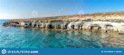 Sea Caves Near Ayia Napa And Protaras Cavo Greco Cyprus Island