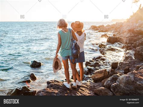 Two Young Cheerful Image And Photo Free Trial Bigstock