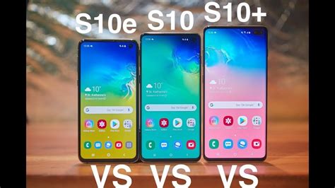 Samsung Galaxy S10 Vs S10 Vs S10e Size Comparison Youtube