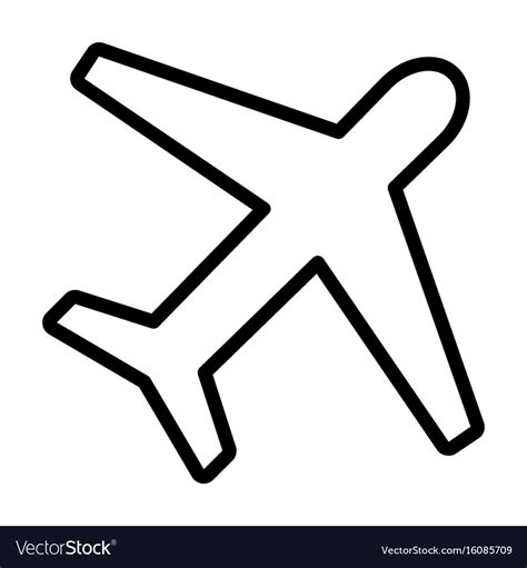 Airplane Outline Clipart 10 Free Cliparts Download Images On