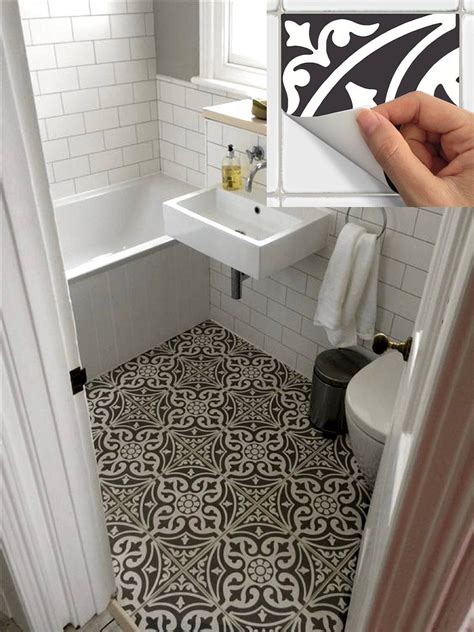 Great savings free delivery / collection on many items. Floor Tile Sticker for Kitchen bath Waterproof & Removable ...