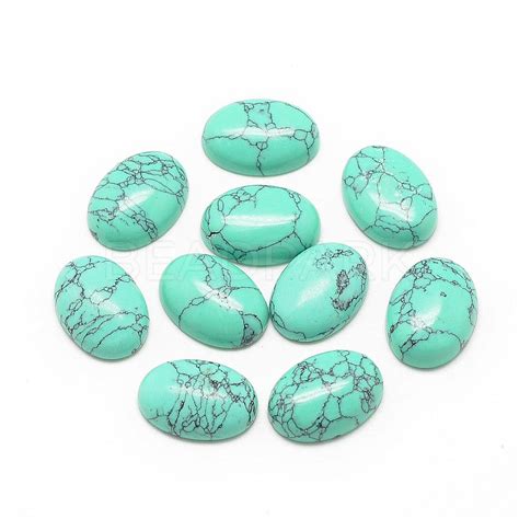Synthetic Turquoise Cabochons