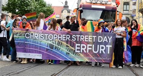 Christopher Street Day In Erfurt Hier Kommts Zu Behinderungen Landeswelle Thüringen
