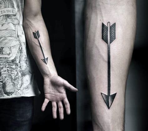 50 Traditional Arrow Tattoo Designs For Men Archery Ideas