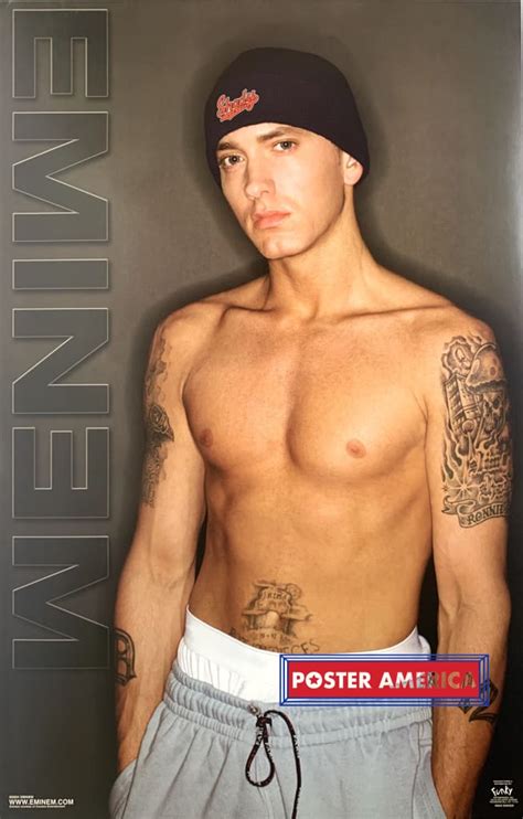 Eminem Shirtless 2004 Eminem Official Poster 22 5 X 34 5 Posteramerica