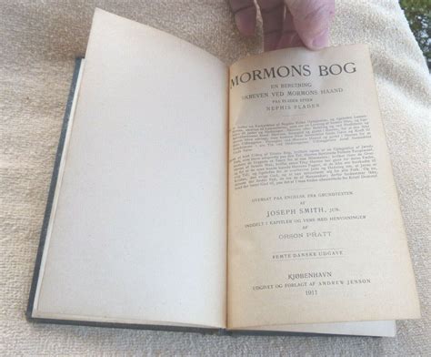Mormons Bog Book Of Mormon In Norwegian Published In Copenhagen Pg EBay