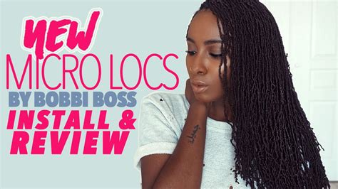 New Bobbi Boss Micro Locs Review Installation Youtube