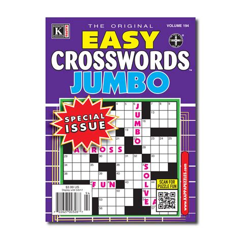 21 Easy Crossword Magazines Kappa Puzzles