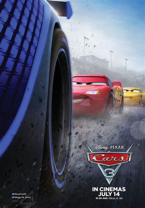 Disney Pixar Cars 3 Movie Poster Coming July 14 Film Pixar Pixar