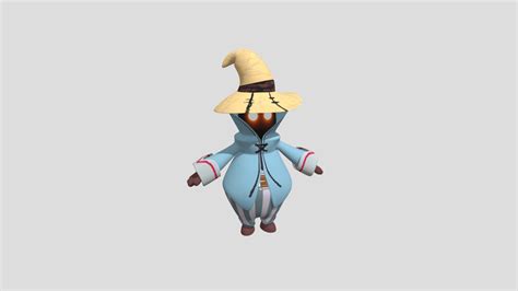 Low Poly Character Vivi Ornitier Fire Magician 3d Model By Abdullah