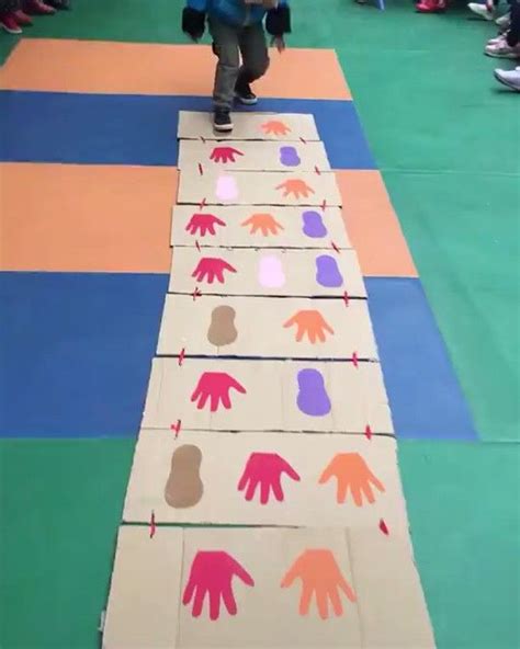 👣 Foot And Hand Print Coordination 🏼 A Super Cool Activity For