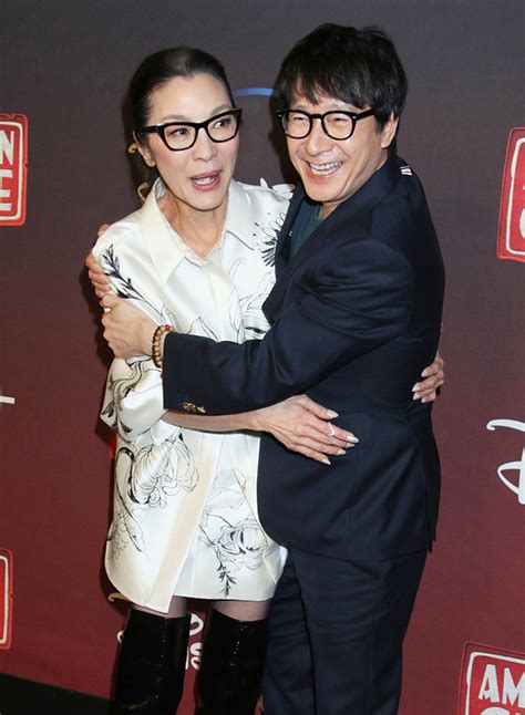 Michelle Yeoh And Ke Huy Quan At The American Born Chinese New York Tv