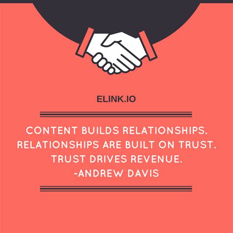 Content Builds Relationships Relationships Are Built On Trust Trust