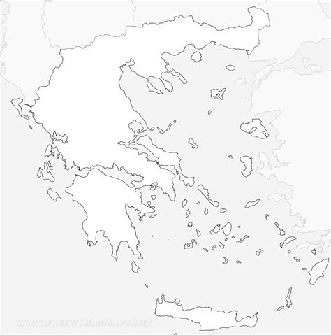 Mapa Politico Mudo De Grecia Mapa Fisico