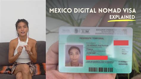 Mexico Digital Nomad Visa Explained Temporary Residency Visa Mexico Youtube