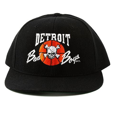 Detroit Pistons Official Bad Boys Snapback Hat Detroit City Sports