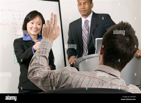 Man Asking Question Stock Photo Alamy