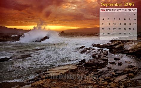 Desktop Wallpapers Calendar September 2016 Wallpaper Cave
