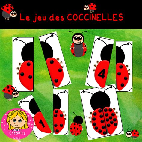 Le Jeu Des Coccinelles Mathématiques Cp Grande Section Maternelle