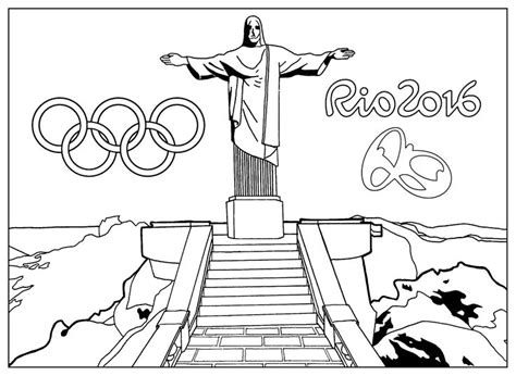 rio 2016 olympics coloring page coloring home