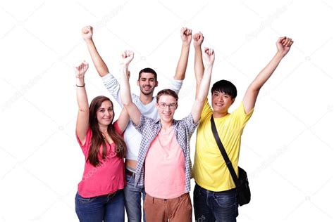 Group Of Excited Students Stock Photo By ©ryanking999 106911718